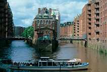 wasserschloss Hamburg, die historische Speicherstadt